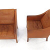 Pair of Borge Mogensen Leather Chairs 3313