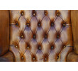 19th Century English Leather Library Arm Chair 22157