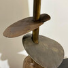 Lucca Studio Callisto Bronze and Wood Lamps 66510