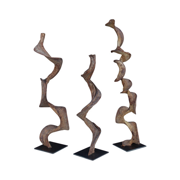 Set OF (3) Primitive Sculptures 29079