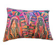 Vintage Moroccan Embroidery Textile Pillow 24094