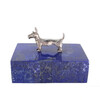 Modern Lapis Lazuli Box with Silver 