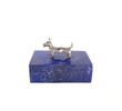 Modern Lapis Lazuli Box with Silver 