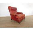19th Century English Leather Arm Chair 60435