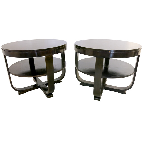 Pair of French Deco Side Tables 17532
