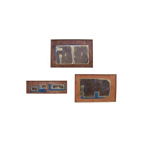 Lucca Limited Edition Mixed Media Triptych 22788