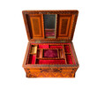 Vintage English Inlaid Wood Box 74478