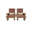 Pair of Large French Oak Arm Chairs 75424