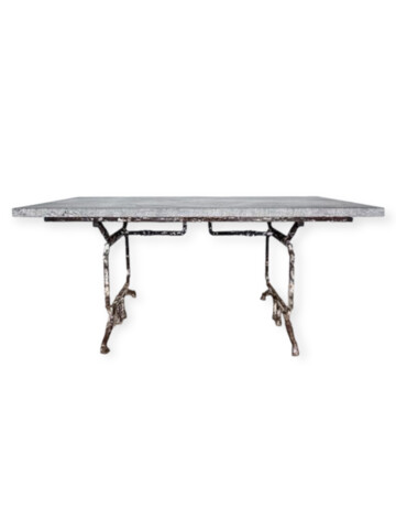 19th Century Hand Wrought Iron Table 66040