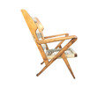 Lucca Studio Walnut and Rope Arm Chair 32553