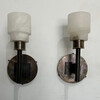 Lucca Studio Pair of Georgie Alabaster and Bronze Sconces 74730