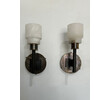 Lucca Studio Pair of Georgie Alabaster and Bronze Sconces 74730