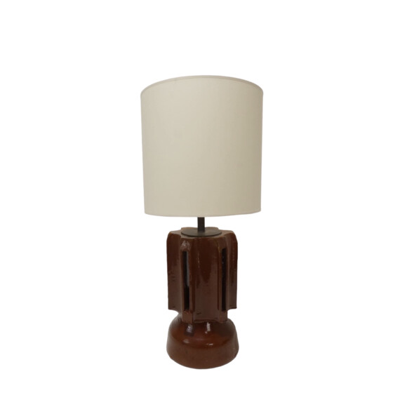 Large Scale French Ceramic Element Lamp, 66949