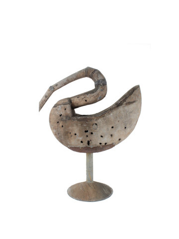 19th Century French Zinc Bird Sculpture 65501