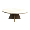 Lucca Studio Foley Dining table with Oak Top and Base 60924