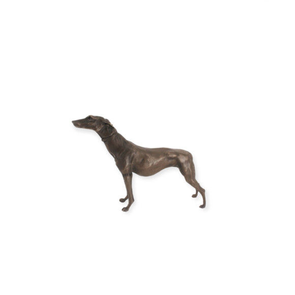 Vintage Bronze Dog Sculpture 72557