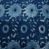 Antique Japanese Indigo Floral Textile Pillow 57888