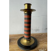 A Pair of 1930's Deco Brass and Bakelite Candlesticks 78990