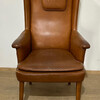 Single Danish Mid Century Leather Chair 74499