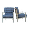 Pair of Guillerme & Chambron Oak Arm Chairs 27006