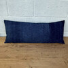 Vintage Japanese Indigo Textile Lumbar Pillow 78368