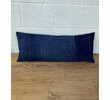 Vintage Japanese Indigo Textile Lumbar Pillow 78368