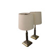 Pair of Mixed Metal Table Lamps 19326