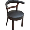 Antique Leather Desk Chair 28871