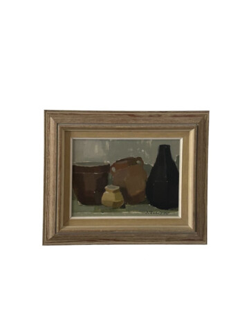 Vintage Danish Sill Life Painting 74873