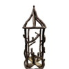 Highly Decorative French Faux Bois Hanging Lantern 74394