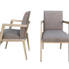 Set of (8) Lucca Studio Hubert Dining Chairs 23094