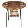 French Rattan Side Table 23484