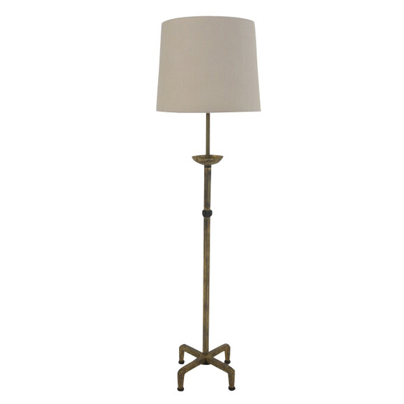 French Gilt Metal Floor Lamp 18186
