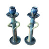 Unique Studio Pottery Candlesticks 78089