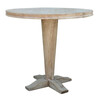 French Bleached Wood Side Table 26729