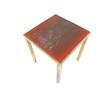 Limited Edition Red Industrial Iron Top Table 13563