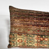 Rare 18th Century Kerman Silk Velvet Textile Pillow 60244