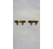 Pair of Brass Sconces (Each sconce double head) 61469