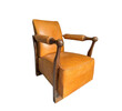 Exceptional French 1930's Leather Arm Chair 76919