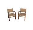 Pair Danish Woven Arm Chairs by  Magnus Stephensen 25504