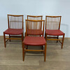 Set of (4) 1930's Danish Dining Chairs 74495