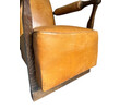 Exceptional French 1930's Leather Arm Chair 76919