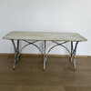 French 19th Century Iron with Marble TopTable 74177