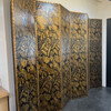 Fantastic 19th Century English Leather Screen 72427