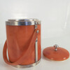 Italian Orange Resin Ice Bucket 29481