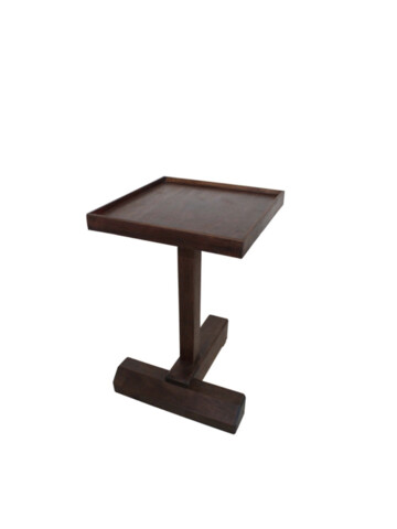 Lucca Studio Rhodes Walnut Side Table 74904