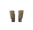 Lucca Studio Rowan Walnut and Bronze Sconces 70083