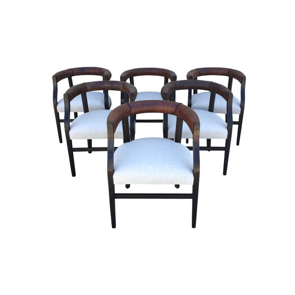 Set of (6) Lucca Studio Bennet Chairs 32575