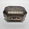 19th Century Black Chinoiserie Box 58955