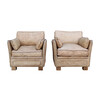 Pair of Roche Bobois 1970's Leather Arm Chairs 27860